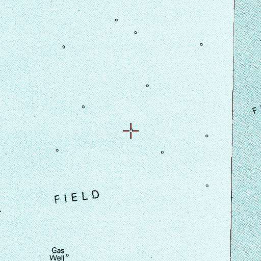 Topographic Map of Fishers Reef Oil Field, TX