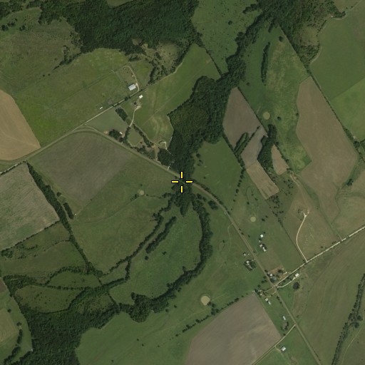 Aerial/Satellite Image of Flat Rock Branch, TX