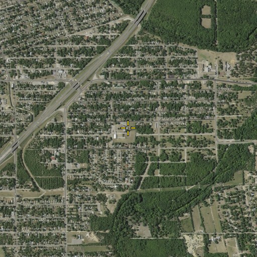 Aerial/Satellite Image of Gates School, TX