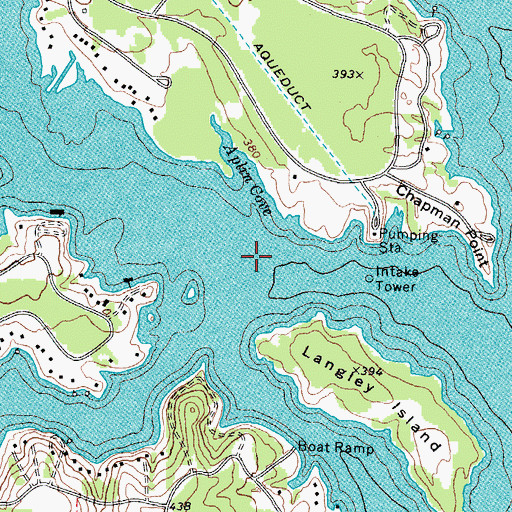 Topographic Map of Gilley Creek, TX
