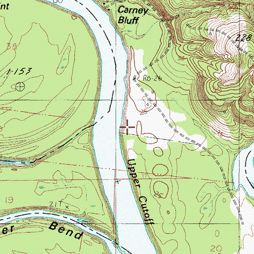 Topographic Map of Platers Fish Camp, AL