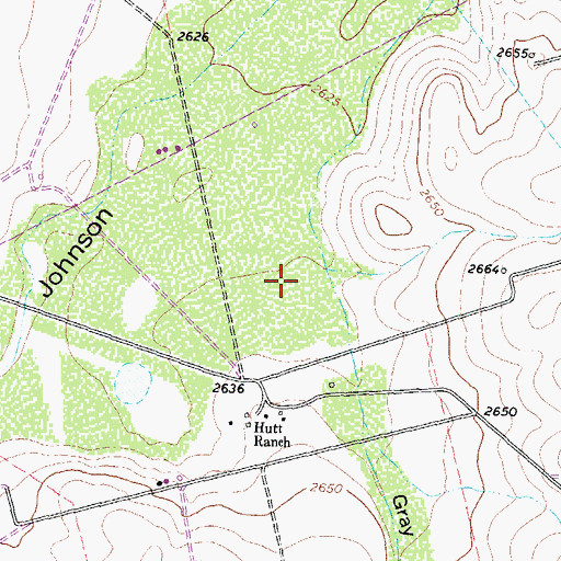 Topographic Map of Gray Well Draw, TX