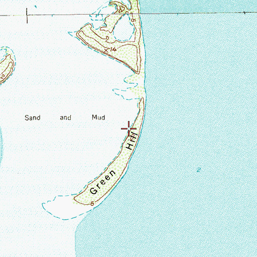 Topographic Map of Green Hill, TX