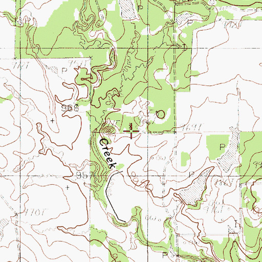 Topographic Map of Guest Cemetery, TX