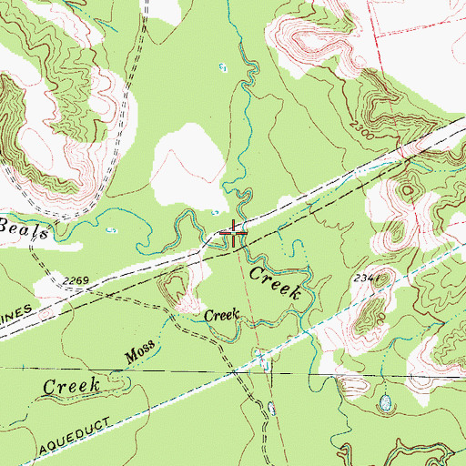 Topographic Map of Guthrie Draw, TX