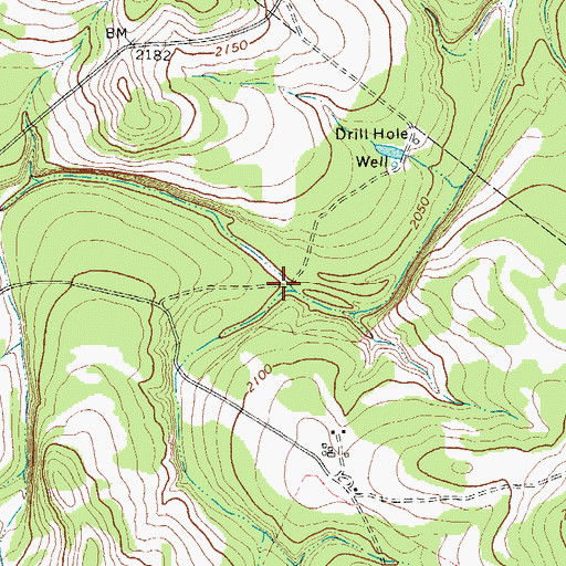 Topographic Map of Guthrie Draw, TX