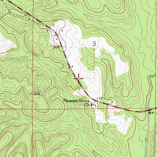 Topographic Map of Tattilaba (historical), AL