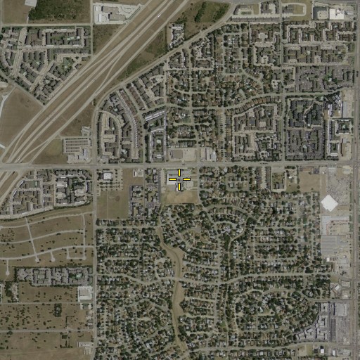Aerial/Satellite Image of Haley School, TX