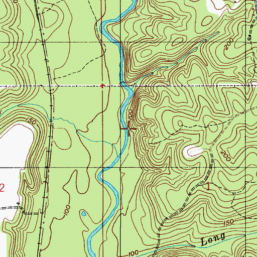 Topographic Map of Careys and Stallworths Mill (historical), AL
