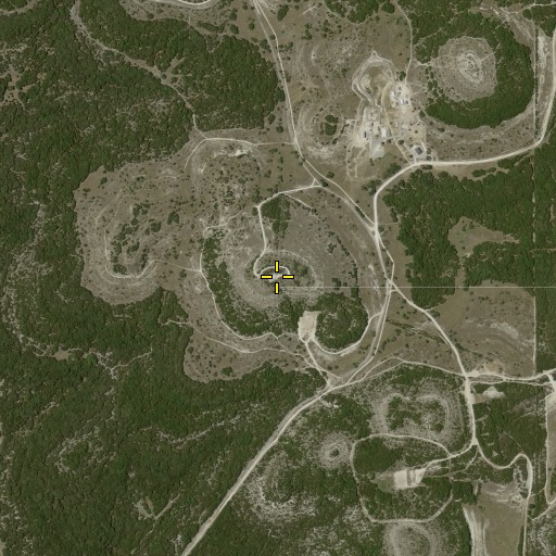 Aerial/Satellite Image of High Hill, TX