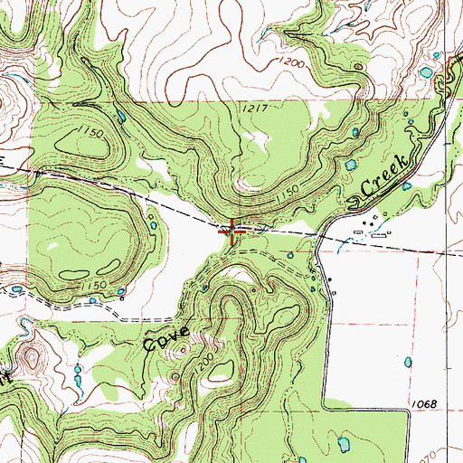 Topographic Map of High Salt Cove, TX