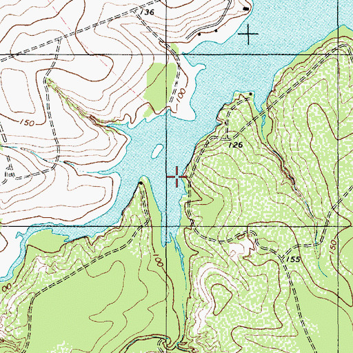 Topographic Map of Hobbs Hollow, TX