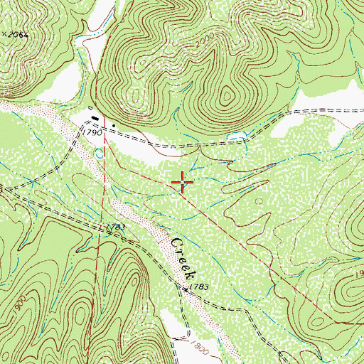 Topographic Map of Holcomb Draw, TX