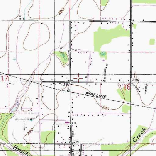 Topographic Map of First Pentecostal Holiness Church of Christ, AL