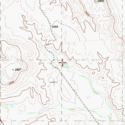 Topographic Map of Hole in the Ground Tank, TX