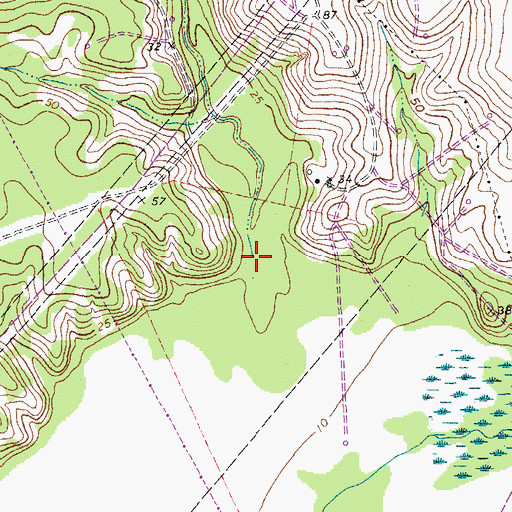 Topographic Map of Hondo Creek, TX