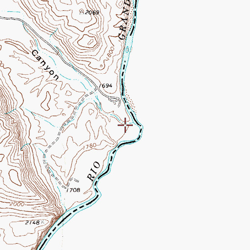 Topographic Map of Horse Canyon, TX