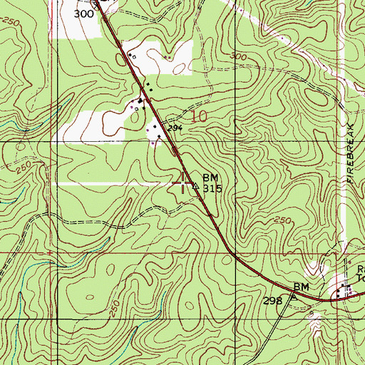 Topographic Map of Huxford Still (historical), AL