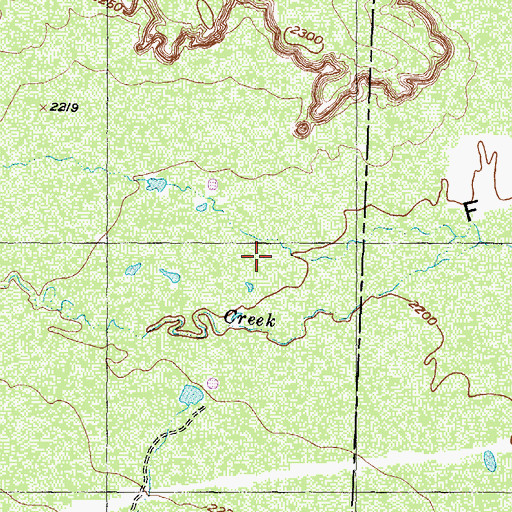 Topographic Map of Iatan Flats, TX