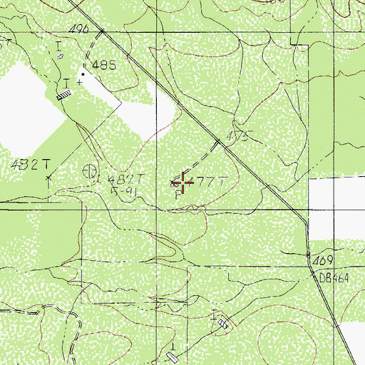 Topographic Map of J Ramon, TX