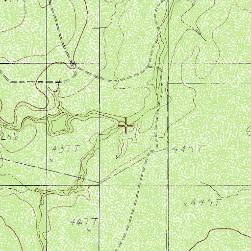 Topographic Map of Jaboncillo Creek, TX