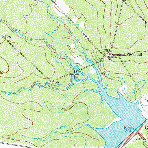 Topographic Map of Jarita Creek, TX