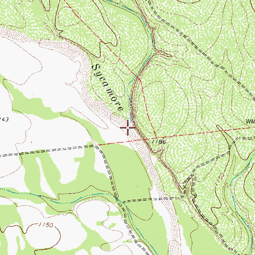 Topographic Map of Javelina Draw, TX