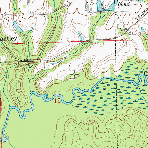 Topographic Map of Aiken (historical), AL