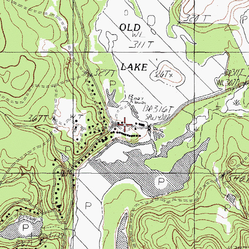 Topographic Map of Koon Kreek Klub, TX