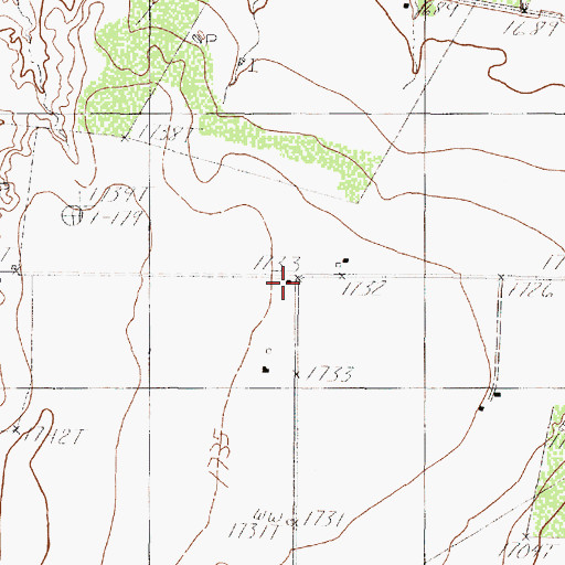 Topographic Map of Kristoff School, TX