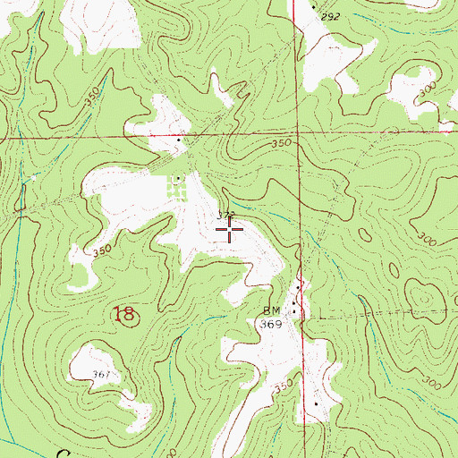 Topographic Map of Holland School (historical), AL