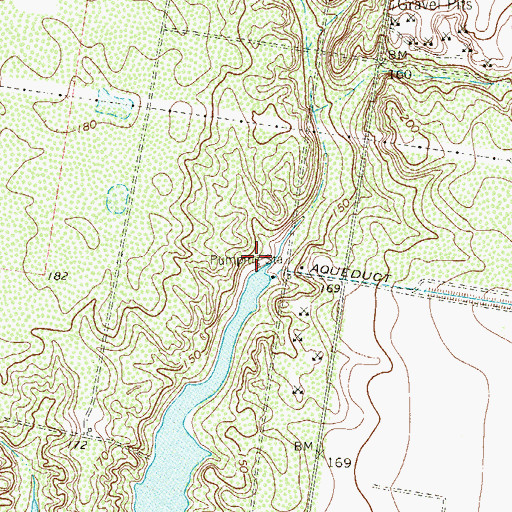 Topographic Map of La Joya Creek, TX