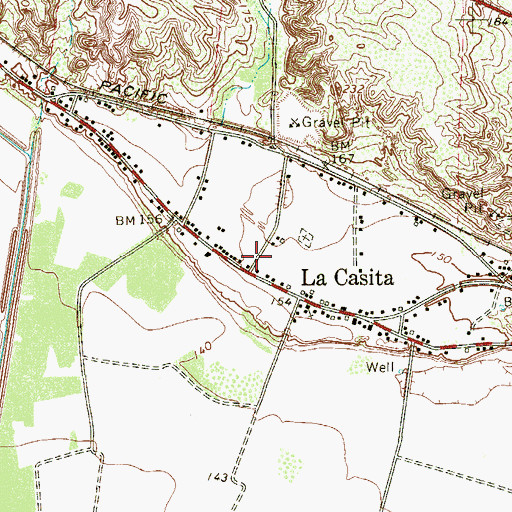 Topographic Map of La Union Elementary School, TX