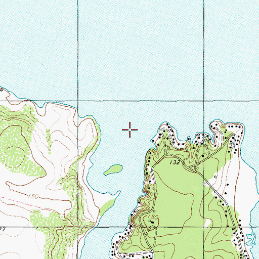 Topographic Map of Lagarto Creek, TX