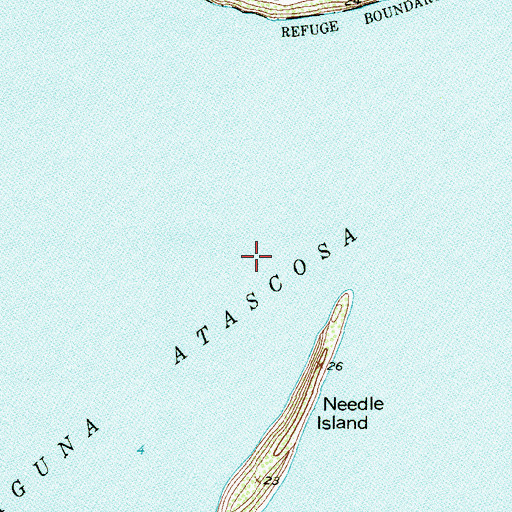 Topographic Map of Laguna Atascosa, TX