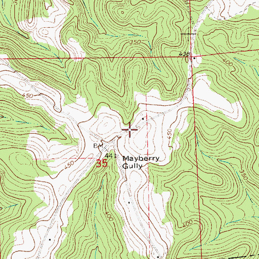 Topographic Map of Rogers School (historical), AL