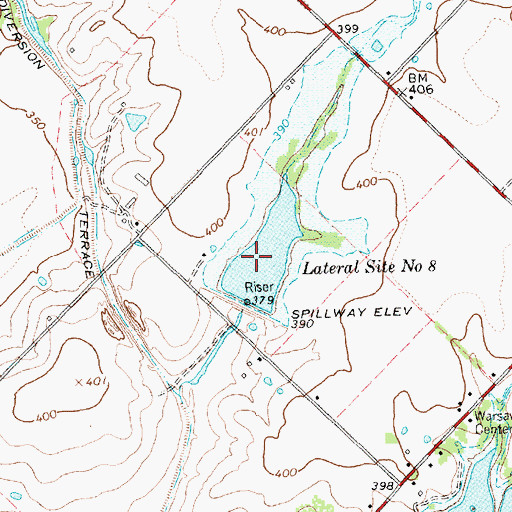 Topographic Map of Lateral Site Number Eight, TX