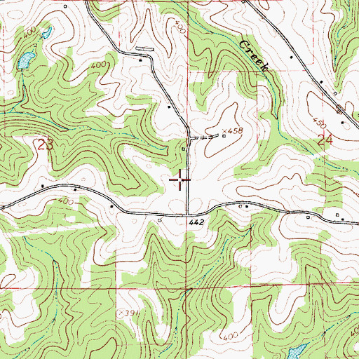 Topographic Map of Star Hope School (historical), AL