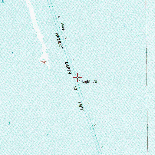Topographic Map of Light Seventynine, TX