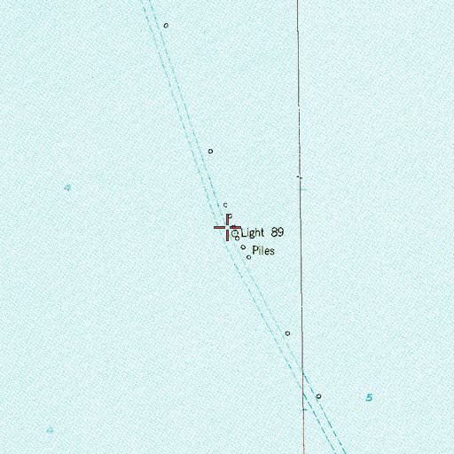 Topographic Map of Light Eightynine, TX