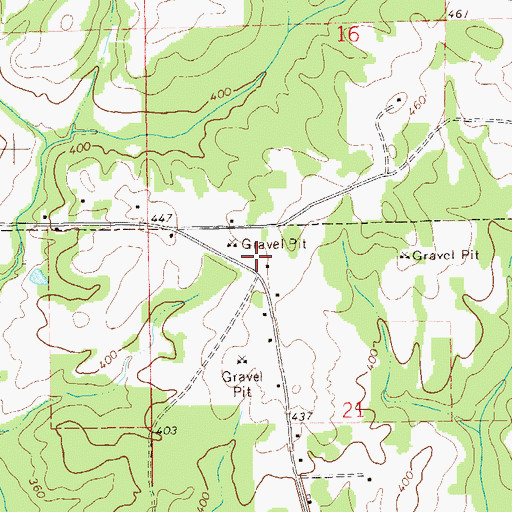 Topographic Map of Faith Tabernacle Church, AL
