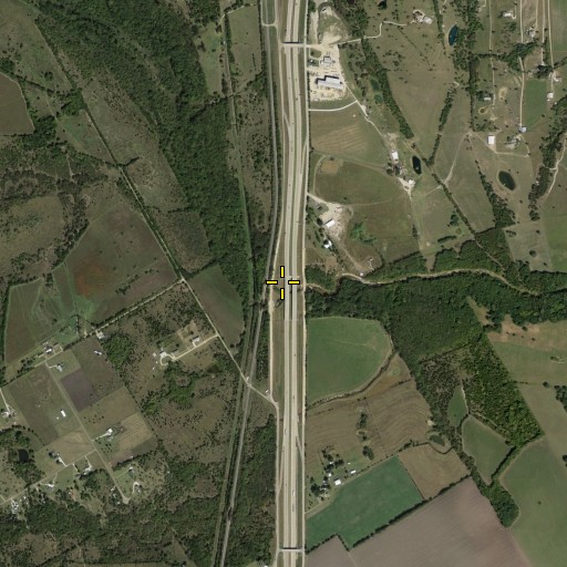 Aerial/Satellite Image of Long Branch, TX