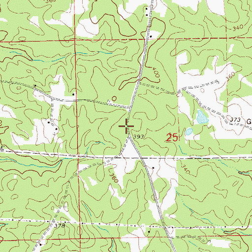 Topographic Map of New Prospect Church (historical), AL