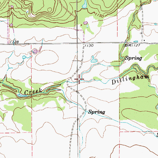 Topographic Map of Long Hollow, TX