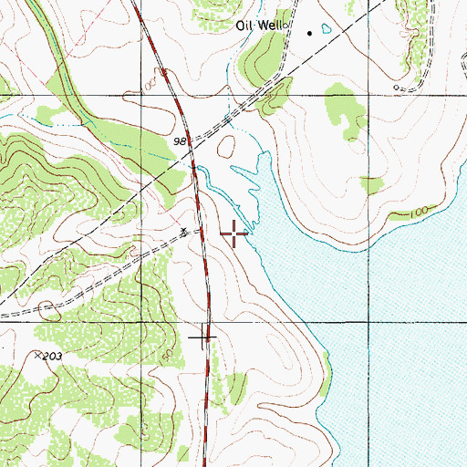 Topographic Map of Long Hollow, TX