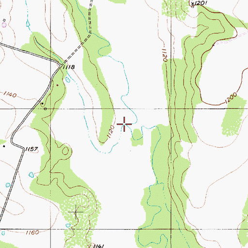 Topographic Map of Long Hollow, TX