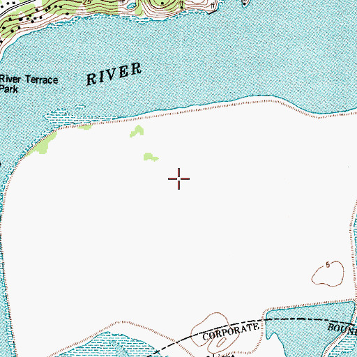 Topographic Map of Lost Lake, TX