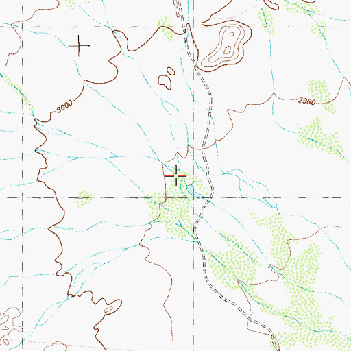Topographic Map of Lower Rotten Draw, TX