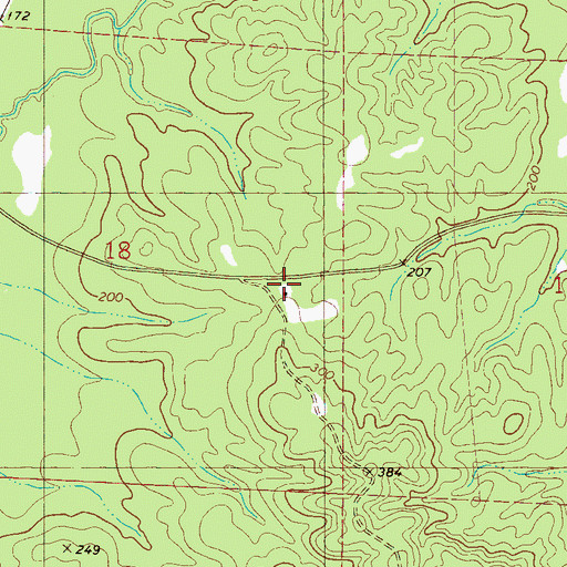 Topographic Map of Alamuchee Hunting Club, AL