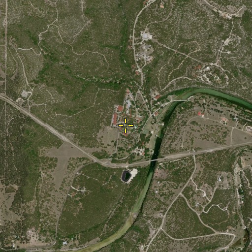 Aerial/Satellite Image of MO Ranch, TX